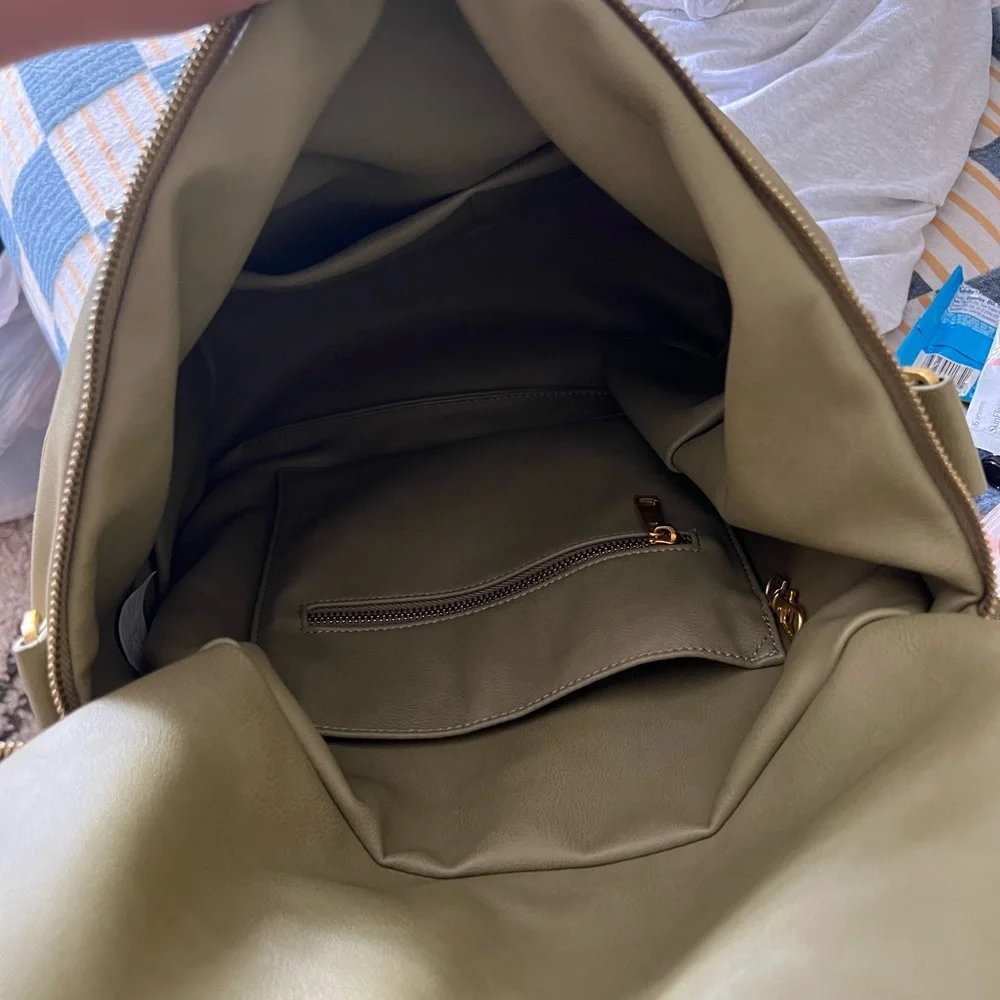 olive fawn design diaper bag